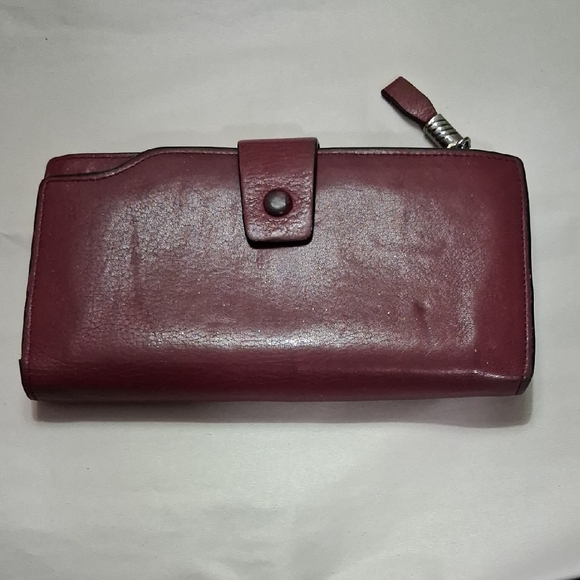 Handbags - Burgundy Leather Wallet